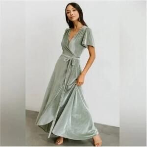 Baltic Born Sage Green Midi Dress